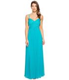 Laundry By Shelli Segal - Crisscross Front Pleated Gown