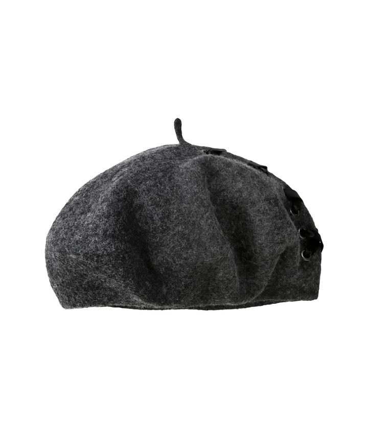 Steve Madden - Laced-up Ribbon Wool Beret