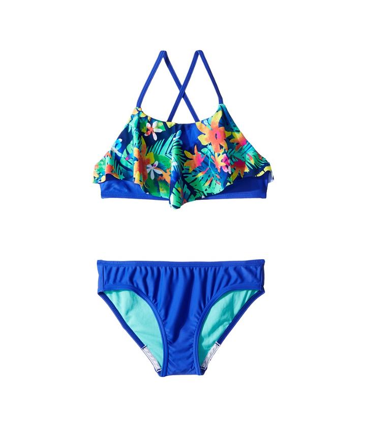 Speedo Kids - Hidden Tropical Ruffle Two-piece