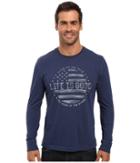 Life Is Good - Land Of The Free Flag Long Sleeve Crusher Tee