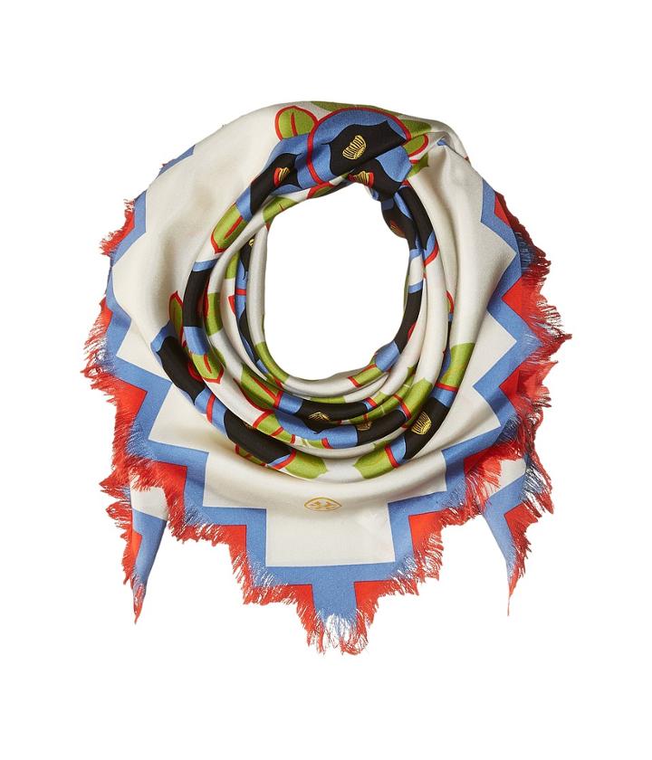 Tory Burch - Avalon Fringed Silk Square