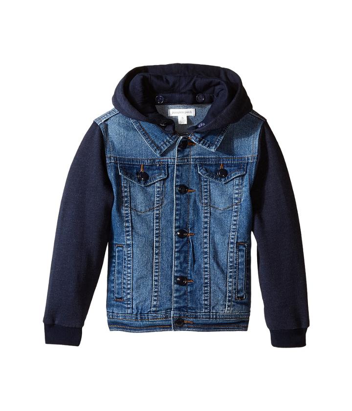Pumpkin Patch Kids - Hooded Denim Jacket