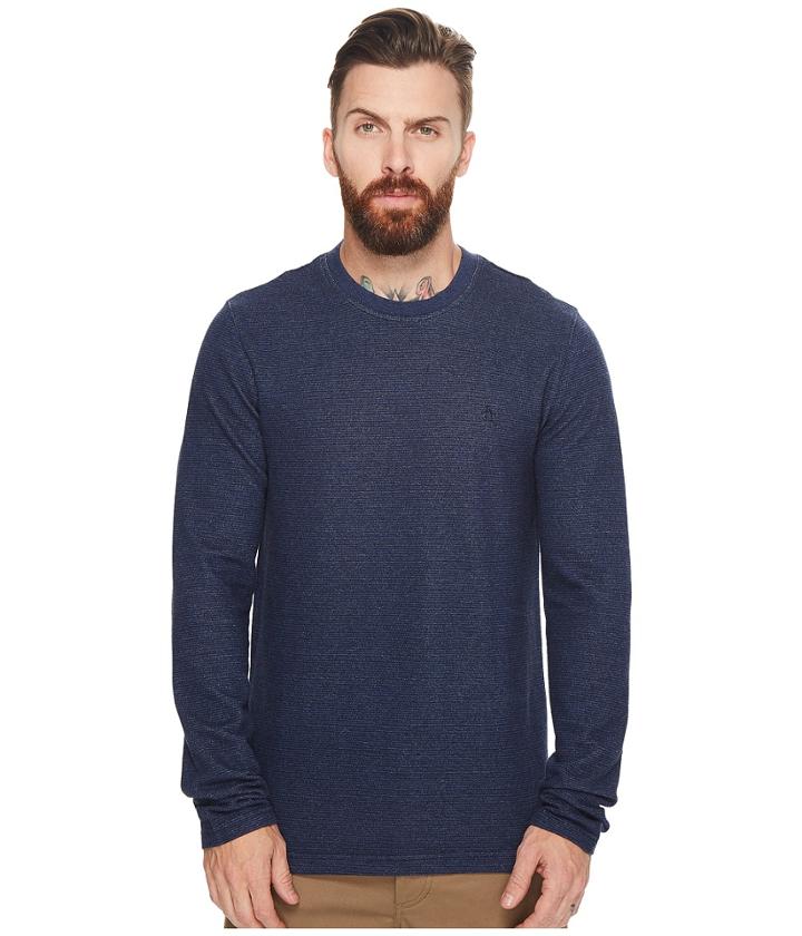 Original Penguin - Long Sleeve Jaspe Terry Crew