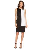 Calvin Klein - Color Block Scuba Sheath Dress Cd8m16gh