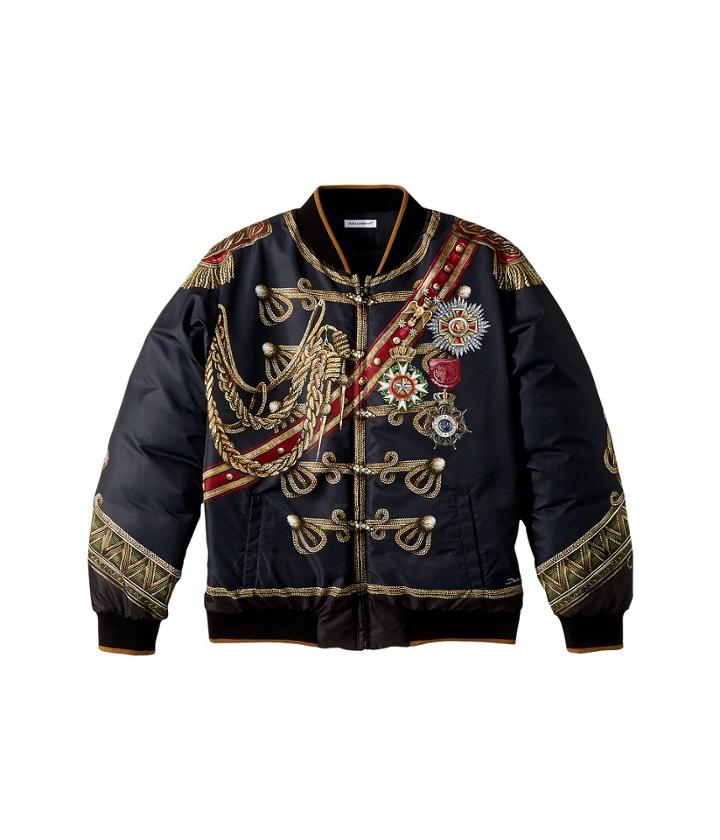 Dolce &amp; Gabbana Kids - Heraldic Bomber Jacket