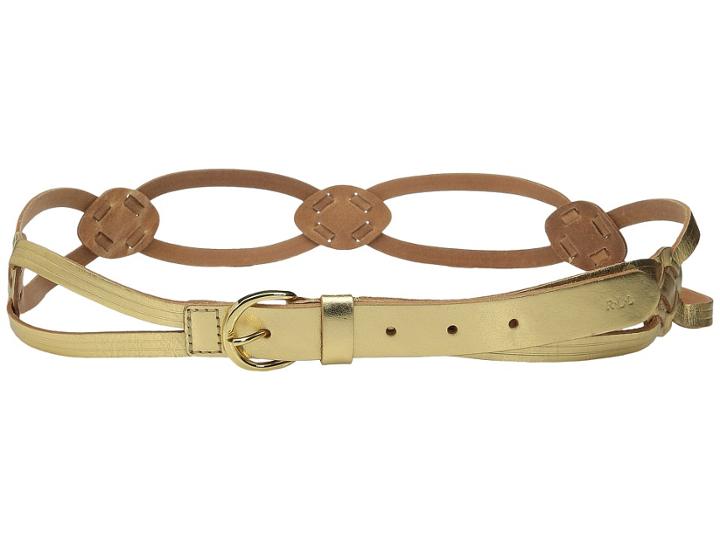 Lauren Ralph Lauren - Classics 1 Skinny Braid Belt W/ C-buckle