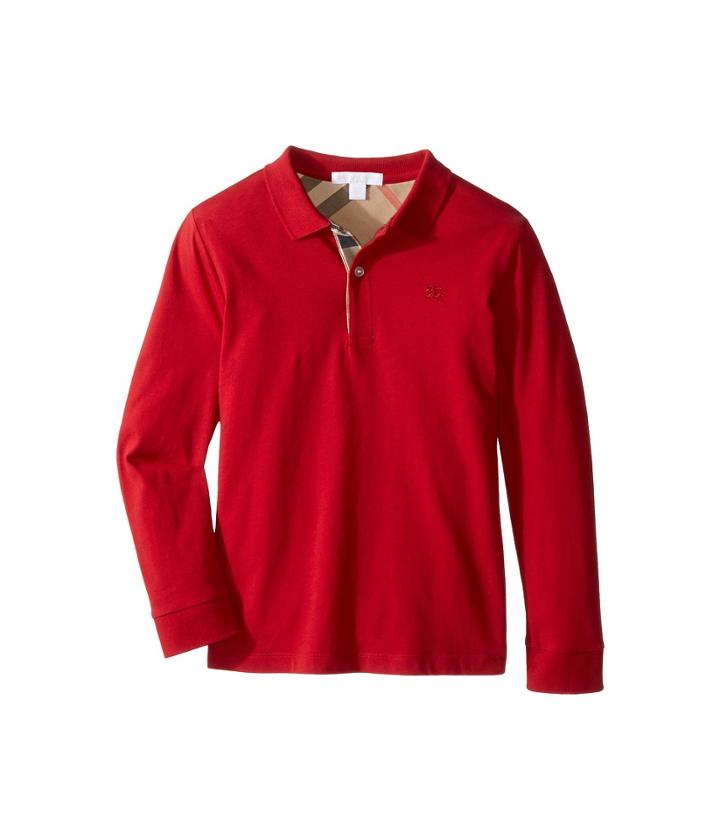 Burberry Kids - Ppm Long Sleeve Polo