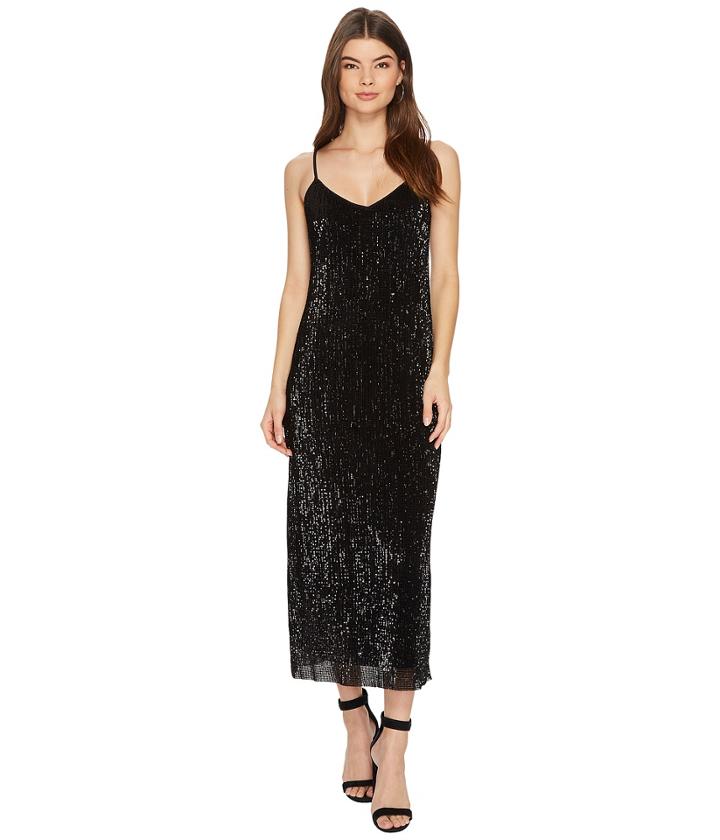 1.state - Spaghetti Strap Midi Slip Dress