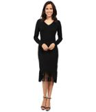 Laundry By Shelli Segal - Fringe Sweater Dress