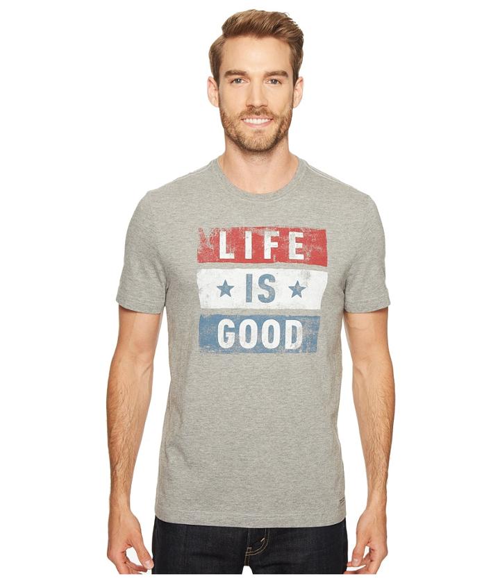 Life Is Good - Stars Stripes Crusher Tee