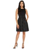 Tahari By Asl - Party Dress With Bow At Waist
