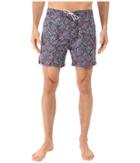 Scotch &amp; Soda - All Over Printed Swim Shorts In Fine Peached Quality
