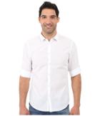 Calvin Klein - Long Sleeve Piece Dye Seersucker Shirt