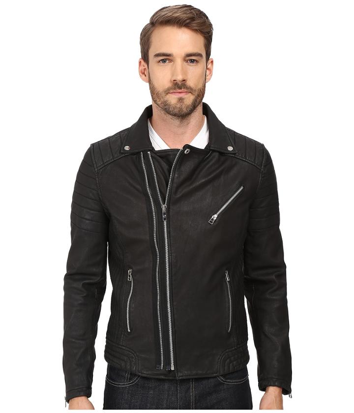 Goosecraft - Sheep Skin Drum Biker Jacket