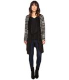 B Collection By Bobeau - Dries Textured Jacket W/ Faux Suede Neckline