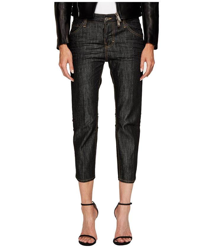Dsquared2 - Vintage Black Wash Cool Girl Cropped Jeans