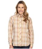 Roper - Earth Tone Plaid With Embroidery
