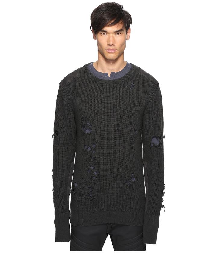Adidas Originals By Kanye West Yeezy Season 1 - Destroyed Wool Sweater