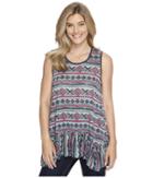 Double D Ranchwear - Butterfly Bleu Tank Top