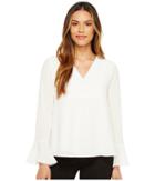Calvin Klein - Bell Sleeve V-neck Blouse
