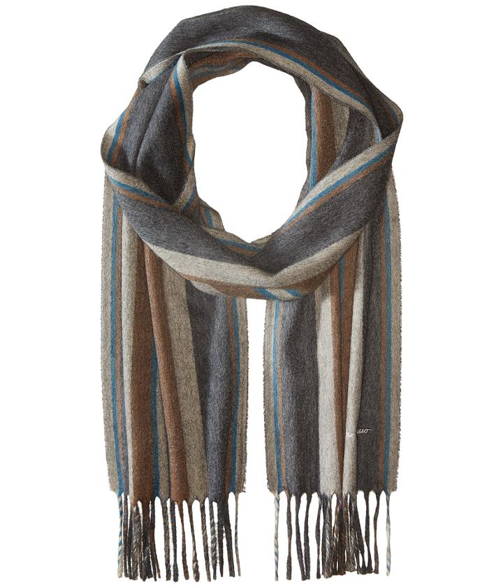 Salvatore Ferragamo - Striped Signature Cashmere Scarf