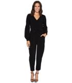 Maggy London - Lantern Sleeve Ankle Jumpsuit