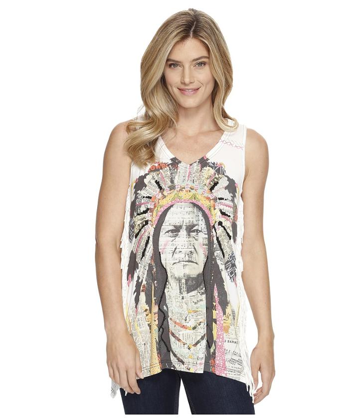 Double D Ranchwear - Chief Sitting Bull Tank Top