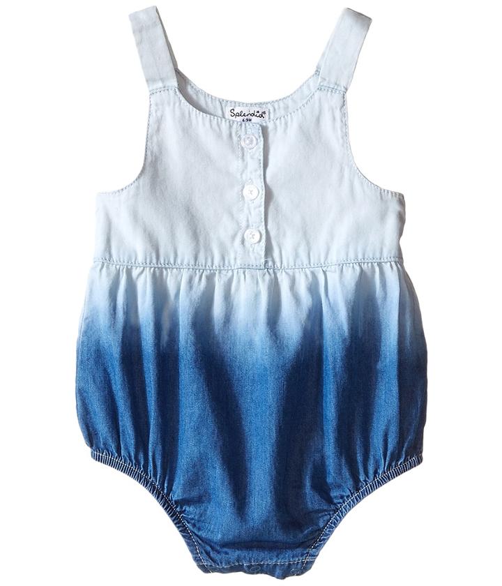 Splendid Littles - Bleach Out Denim Romper