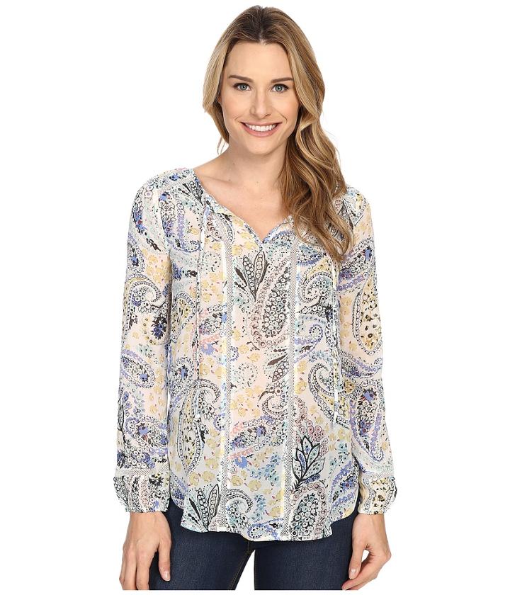 Lucky Brand - Paisley Garden Top