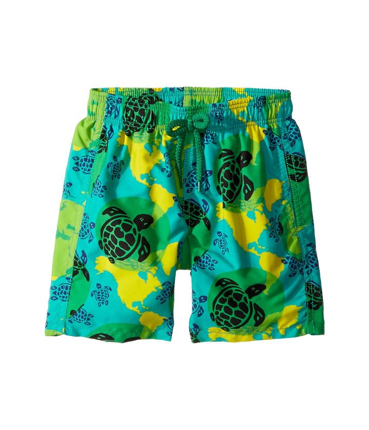 Vilebrequin Kids - Mappemonde Dots Swim Trunk