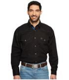 Wrangler - George Strait Long Sleeve Snap Troubadour Dobby