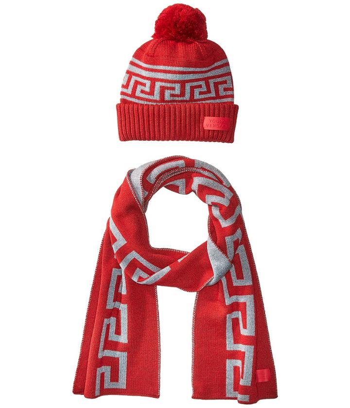 Versace Kids - Greca Hat Scarf Set