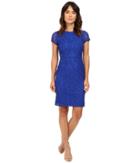 Adrianna Papell - Bead Neckline And Waist Katie Lace Sheath Dress