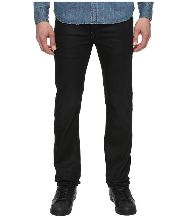 G-star - Attacc Straight Fit Jeans In Hoist Black Denim Medium Aged