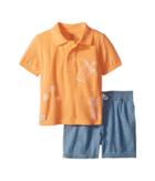 Ralph Lauren Baby - Mesh Polo Chambray Shorts Set