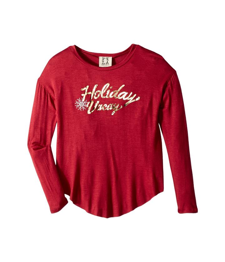 People's Project La Kids - Vacay Foil Knit Long Sleeve Tee