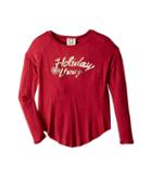 People's Project La Kids - Vacay Foil Knit Long Sleeve Tee