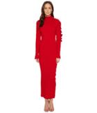 Preen By Thornton Bregazzi - Allegra Cold Ruffle Shoulder Knit Dress