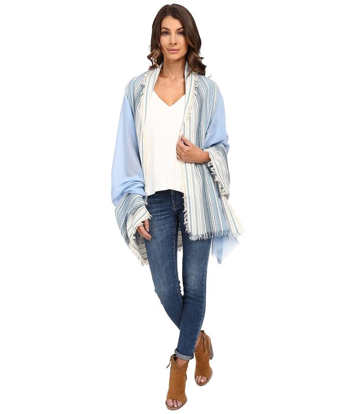 Steve Madden - Denim With Thin Stripe Day Wrap