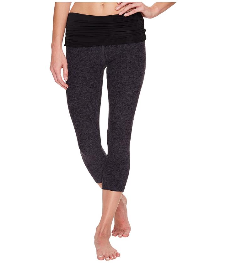 Beyond Yoga - Fold Down Maternity Capri Leggings