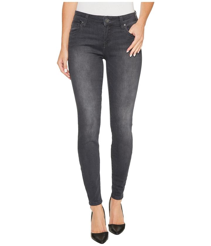Kut From The Kloth - Mia Toothpick Skinny In Model W/ Dark Stone Base Wash