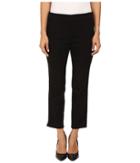 Nydj Petite - Petite Millie Pull-on Ankle Jeans In Black Luxury Touch Denim