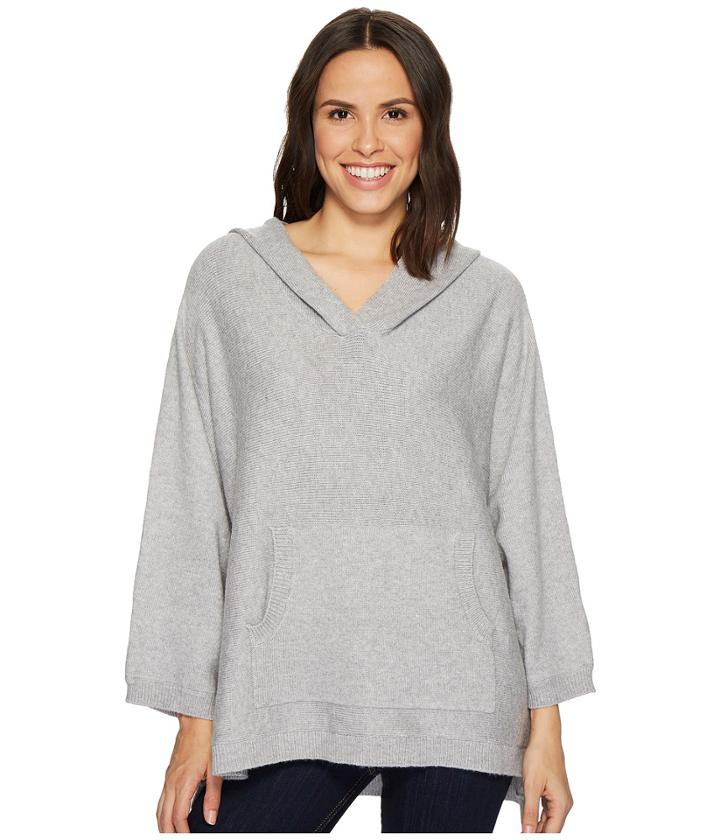 Two By Vince Camuto - Dolman Sleeve Relaxed Hooded Sweater