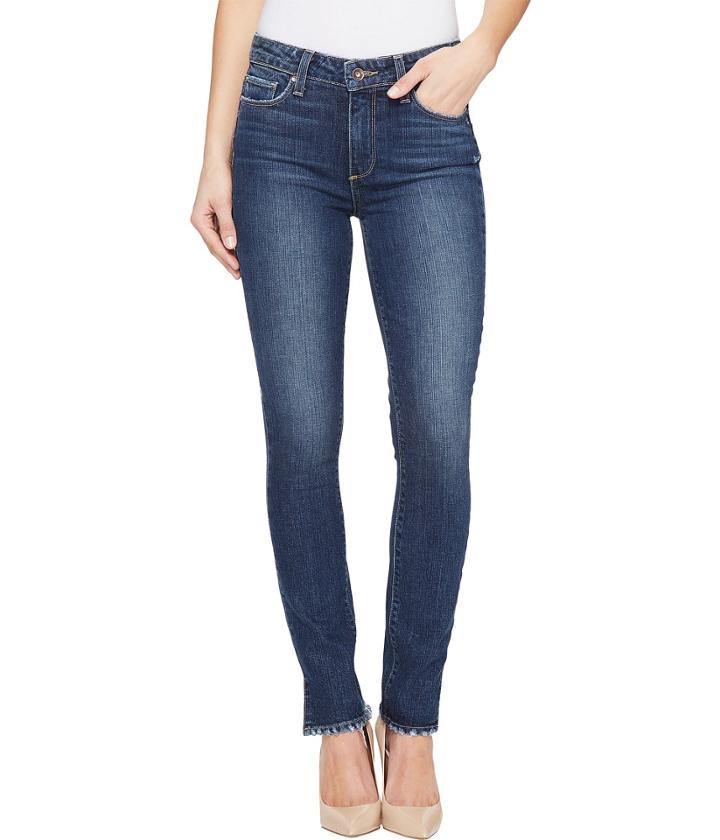 Paige - Hoxton Ankle Peg W/ Side Slit In Ivy
