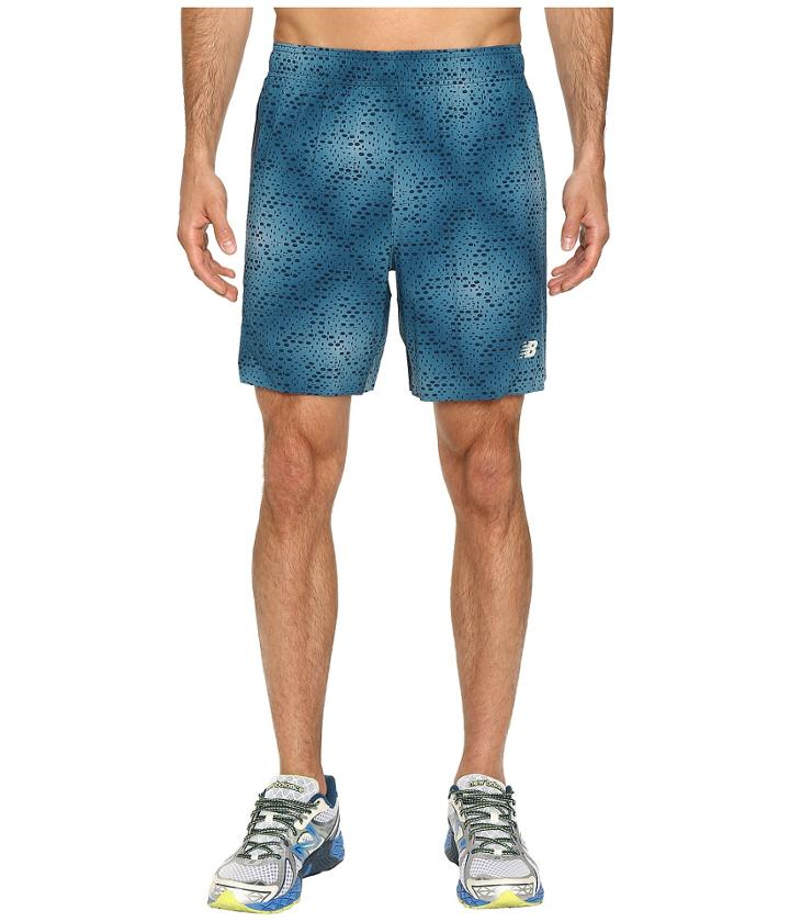 New Balance - 7 Stretch Woven Print Shorts