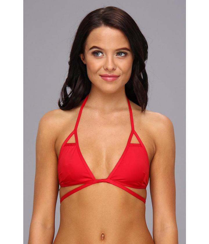 Vitamin A Swimwear Serra Keyhole Wrap Top