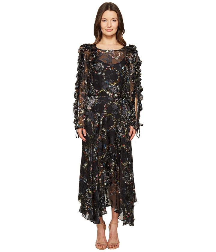 Preen By Thornton Bregazzi - Ermin Dress With Black Silk Slip