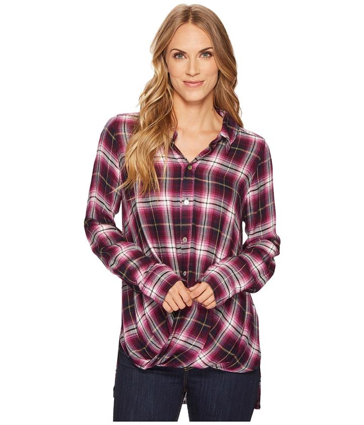 Mod-o-doc - Thistle Long Sleeve Twist Hem Shirt