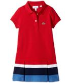 Lacoste Kids - Short Sleeve Pleated Bottom Dress