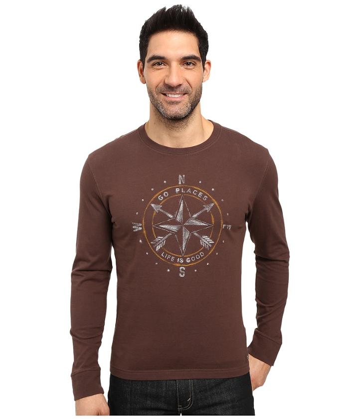 Life Is Good - Go Place Compass Crusher Long Sleeve